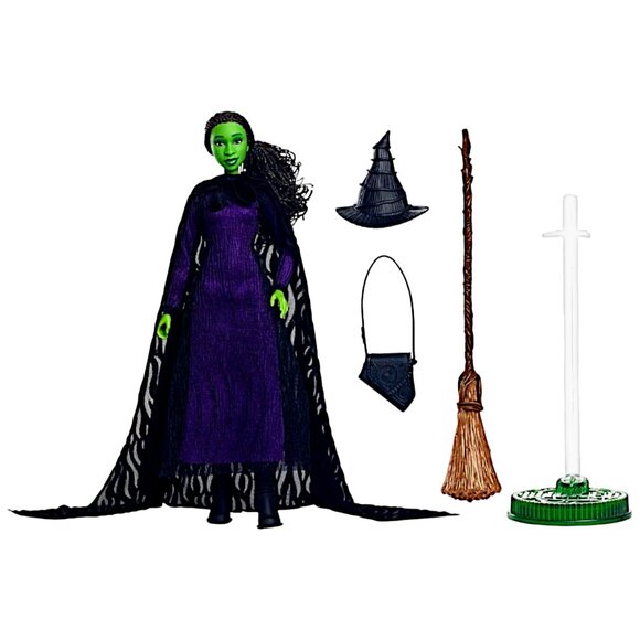 Universal Pictures' Wicked Deluxe Elphaba Fashion Doll & Accessories by Mattel - Picture 3 of 10